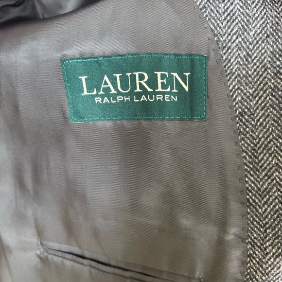 Lauren Ralph Lauren 2 Button 100% Wool Blazer Multicolored Men’s Size 42R - Picture 5 of 7